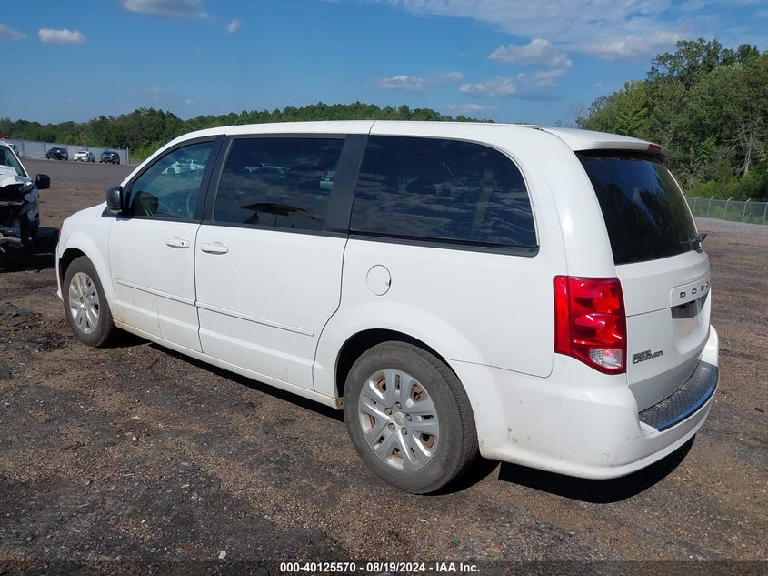 2016 DODGE GRAND CARAVAN SE - 2C4RDGBGXGR122802