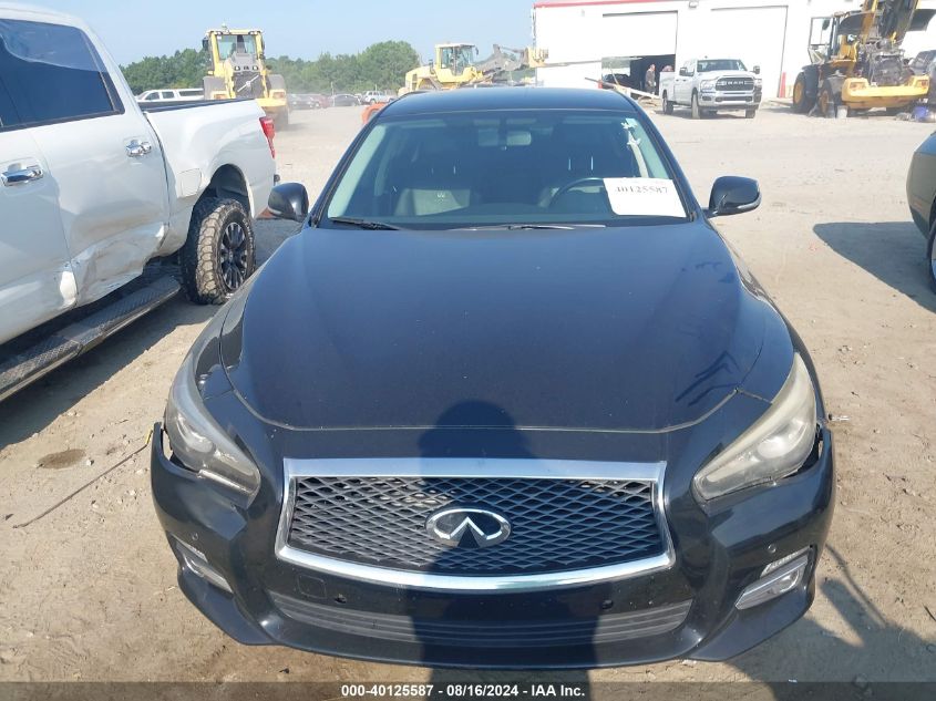 2014 Infiniti Q50 VIN: JN1BV7AP1EM673333 Lot: 40125587