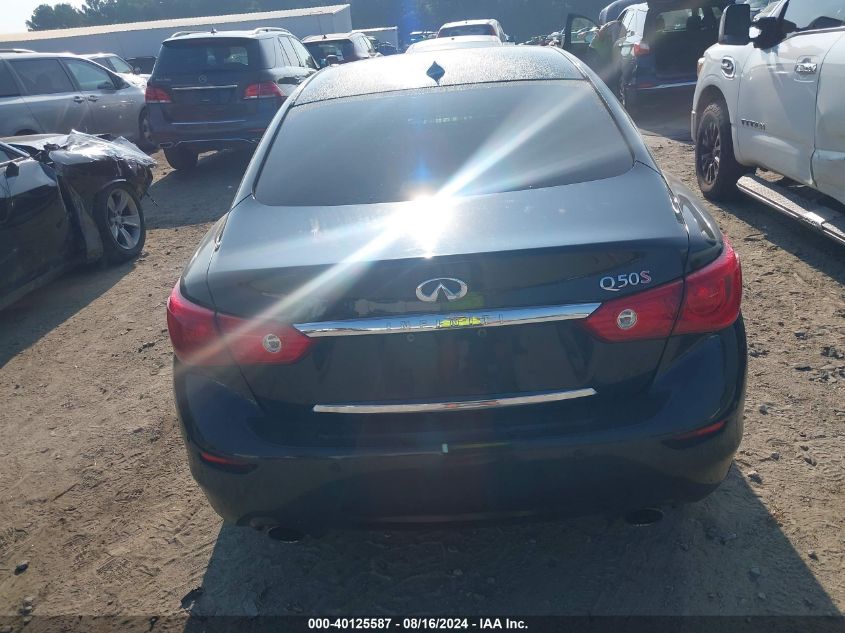 2014 Infiniti Q50 VIN: JN1BV7AP1EM673333 Lot: 40125587