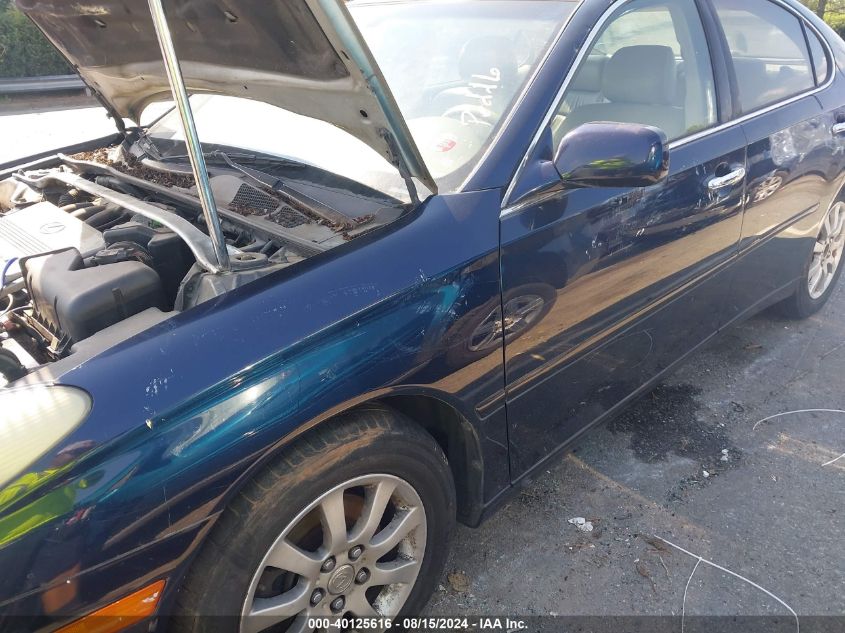 2004 Lexus Es 330 330 VIN: JTHBA30G140006897 Lot: 40125616