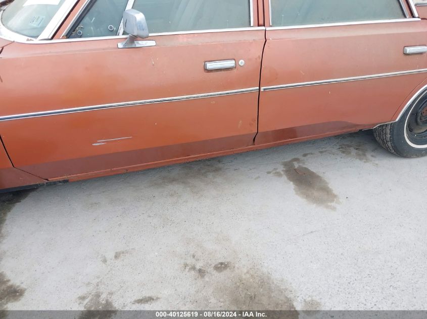 1977 Chrysler Newport VIN: CL41N7D192138 Lot: 40125619