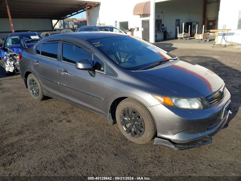 2012 Honda Civic Lx VIN: 2HGFB2F56CH304065 Lot: 40125642