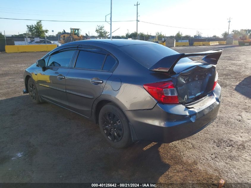 2012 Honda Civic Lx VIN: 2HGFB2F56CH304065 Lot: 40125642