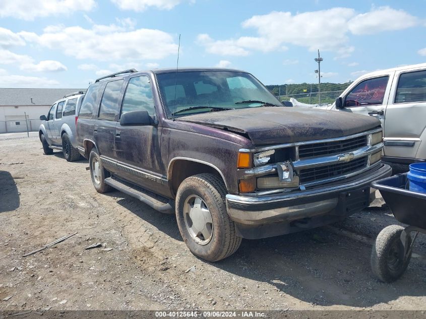 1997 Chevrolet Tahoe Ls VIN: 1GNEK13R0VJ350057 Lot: 40125645