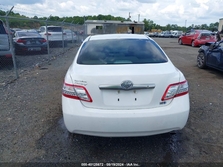 2011 Toyota Camry Hybrid VIN: 4T1BB3EK5BU142771 Lot: 40125672