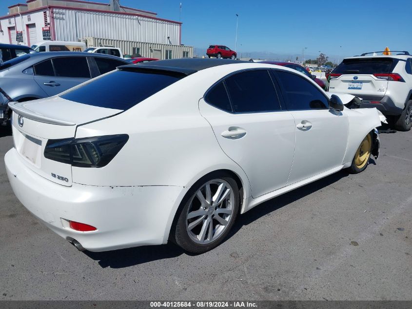 2006 Lexus Is 250 VIN: JTHBK262562001633 Lot: 40125684