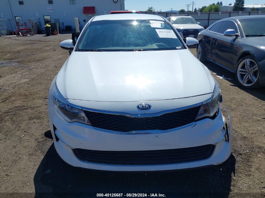 2016 Kia Optima Lx VIN: 5XXGT4L30GG024634 Lot: 40125687