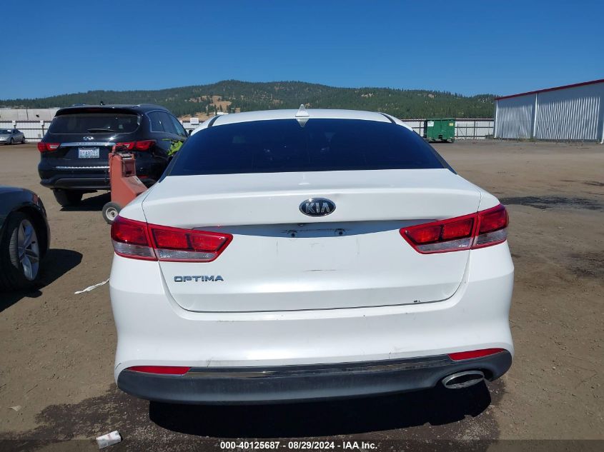 2016 Kia Optima Lx VIN: 5XXGT4L30GG024634 Lot: 40125687