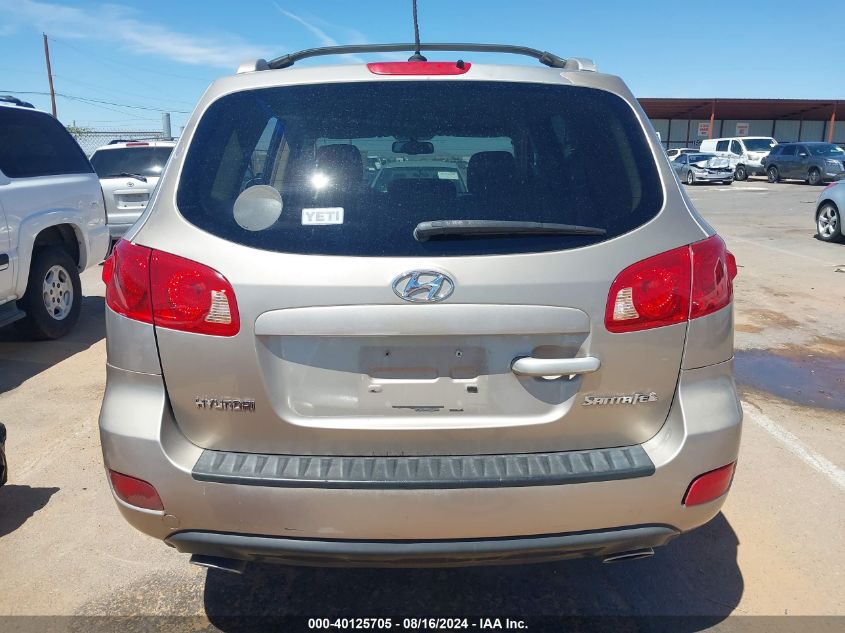 2007 Hyundai Santa Fe Se/Limited VIN: 5NMSH13E47H088687 Lot: 40125705