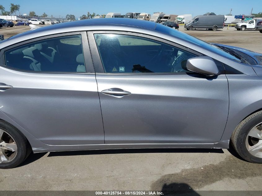 2013 Hyundai Elantra Gls VIN: KMHDH4AE5DU916923 Lot: 40125754