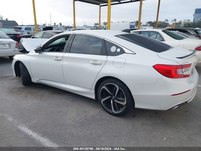 2021 Honda Accord Sport Special Edition VIN: 1HGCV1F41MA108465 Lot: 40125790