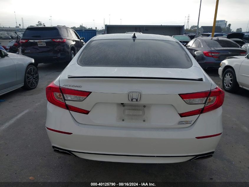 2021 Honda Accord Sport Special Edition VIN: 1HGCV1F41MA108465 Lot: 40125790