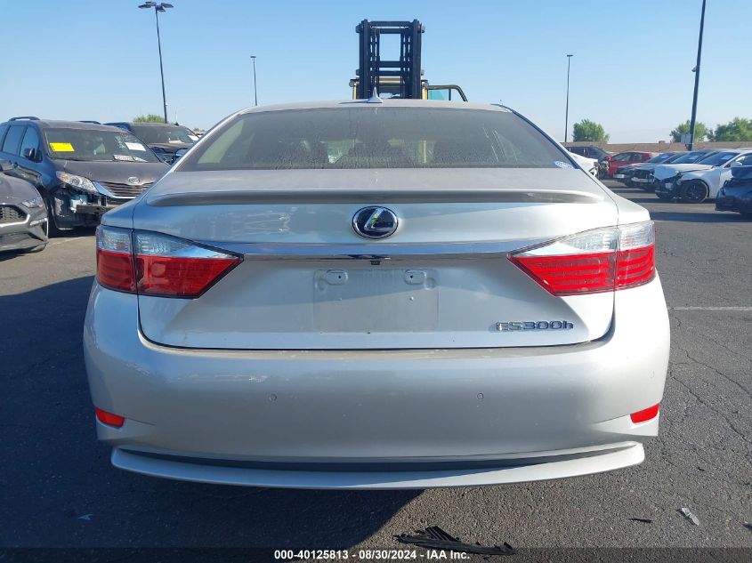 2014 Lexus Es 300H VIN: JTHBW1GG4E2059465 Lot: 40125813