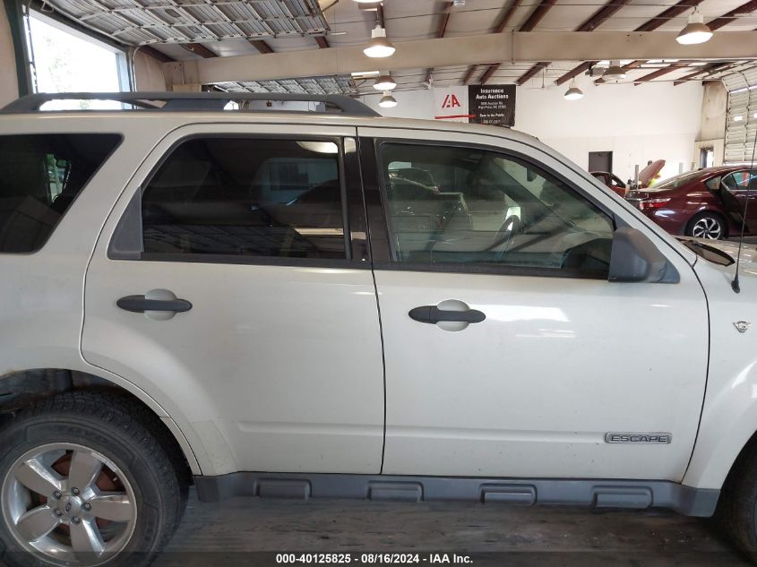 2008 Ford Escape Xlt VIN: 1FMCU93198KE17879 Lot: 40125825