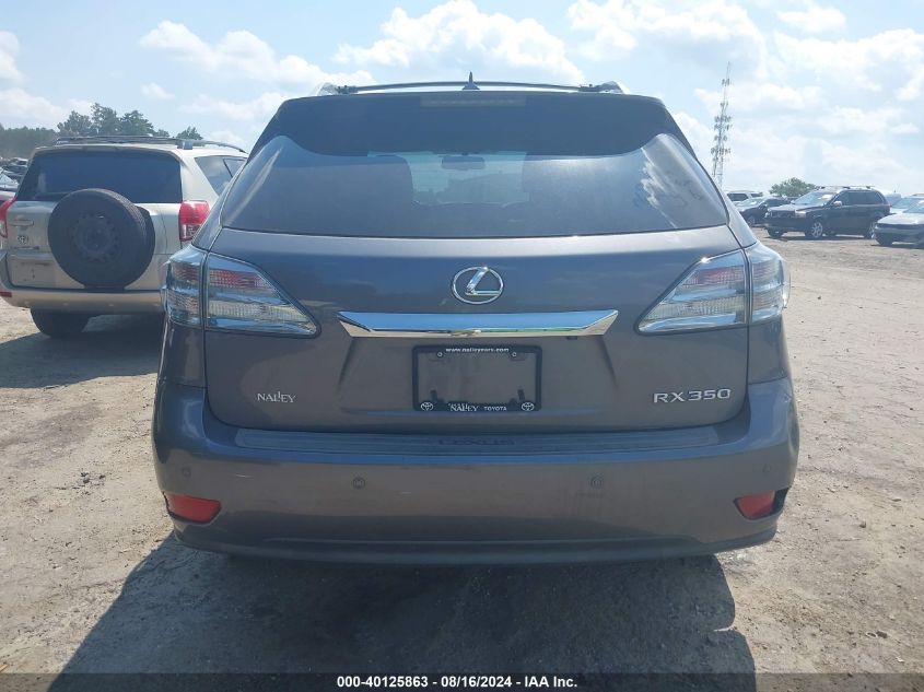 2012 Lexus Rx 350 VIN: 2T2ZK1BA5CC072184 Lot: 40125863