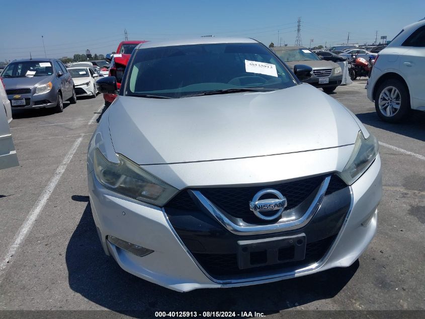 2018 Nissan Maxima 3.5 Sv VIN: 1N4AA6AP4JC375024 Lot: 40125913