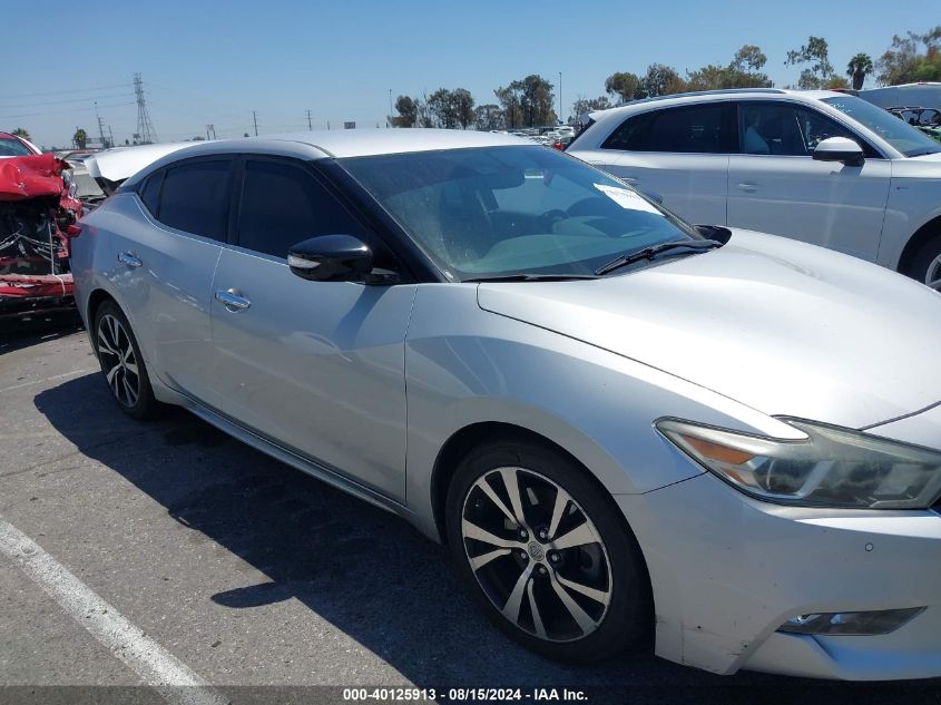 2018 Nissan Maxima 3.5 Sv VIN: 1N4AA6AP4JC375024 Lot: 40125913