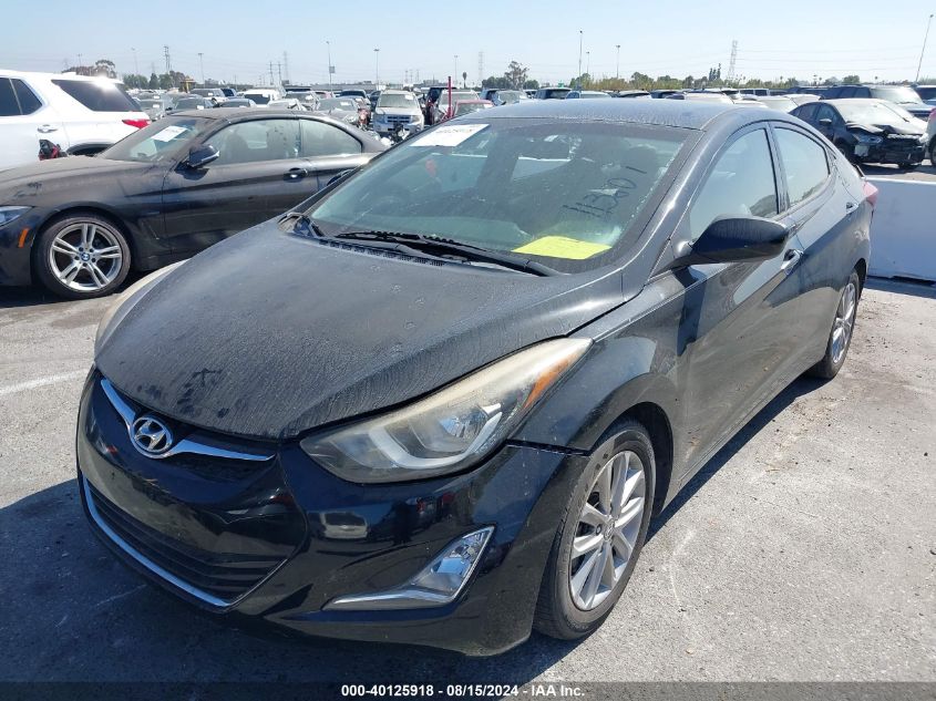 5NPDH4AE6GH769532 2016 HYUNDAI ELANTRA - Image 2