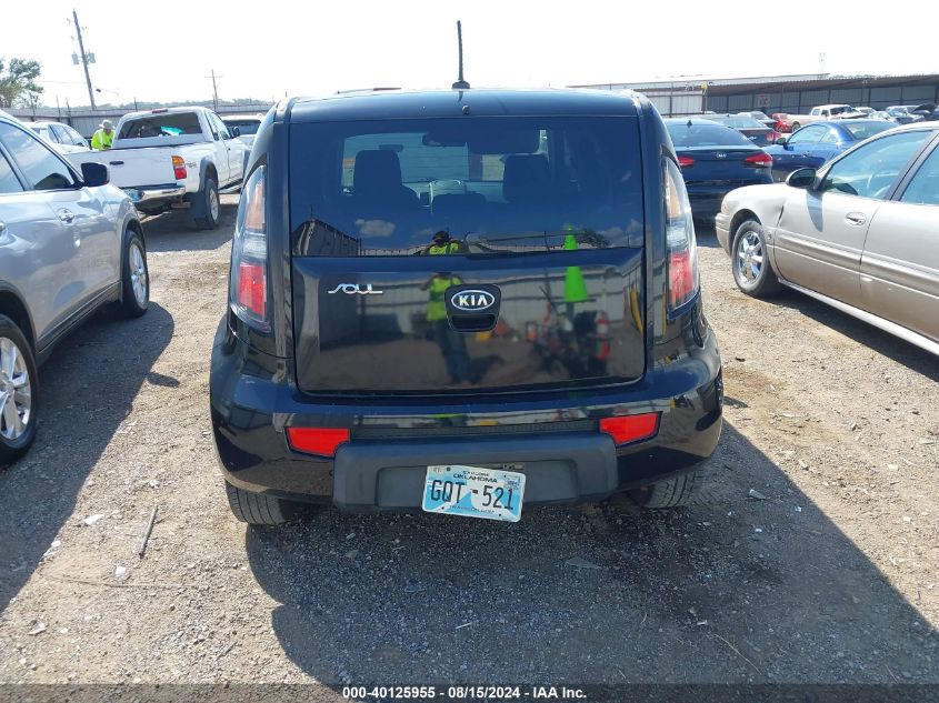 2010 Kia Soul + VIN: KNDJT2A27A7051074 Lot: 40125955