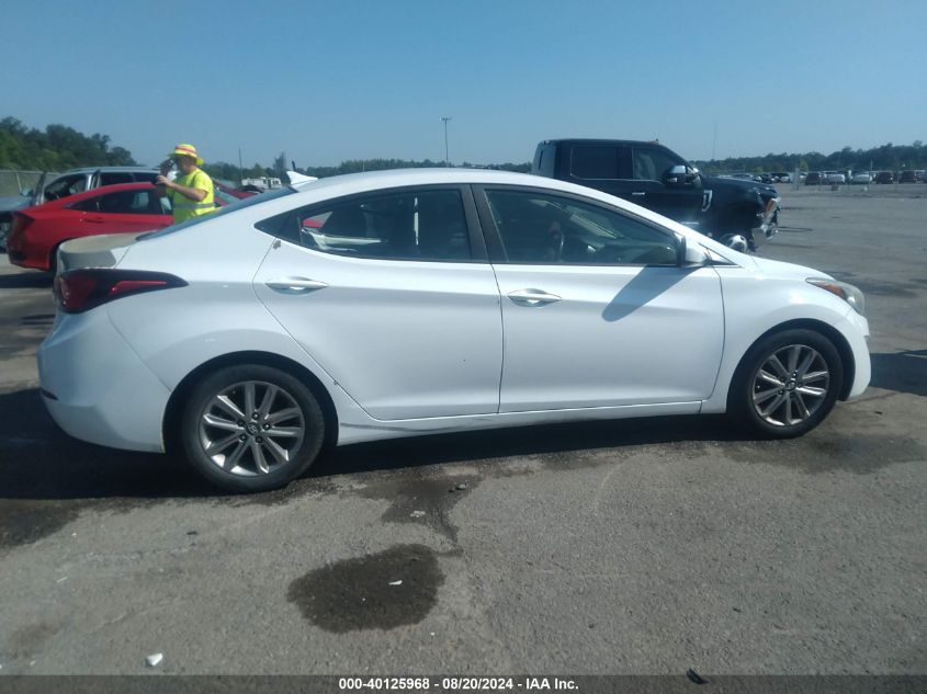 2015 Hyundai Elantra Se VIN: 5NPDH4AE1FH556695 Lot: 40125968