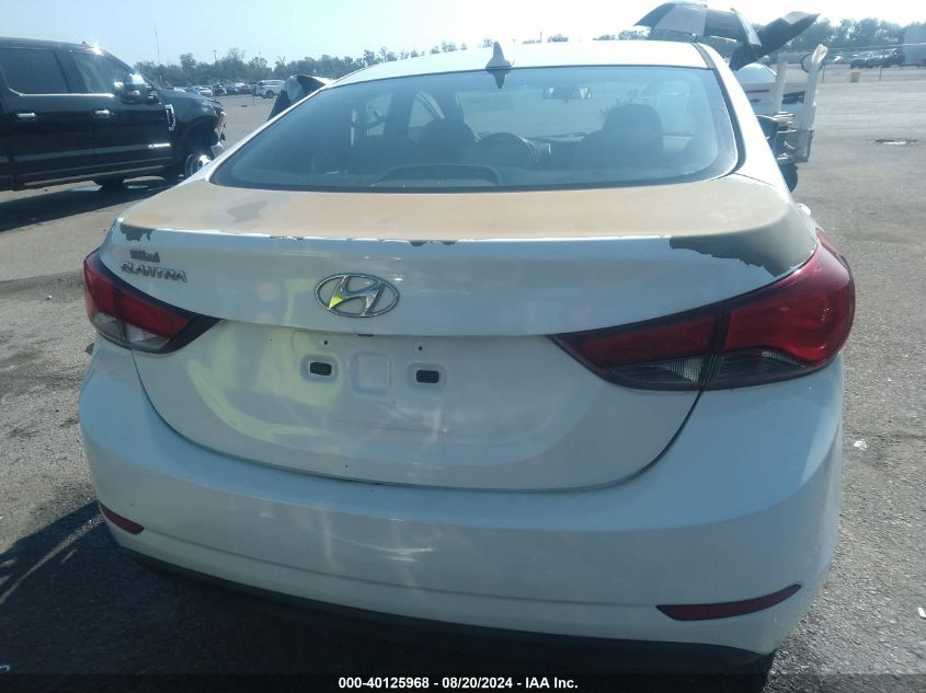 2015 Hyundai Elantra Se VIN: 5NPDH4AE1FH556695 Lot: 40125968