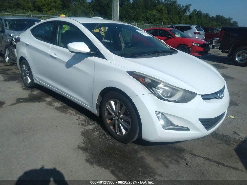 2015 Hyundai Elantra Se VIN: 5NPDH4AE1FH556695 Lot: 40125968