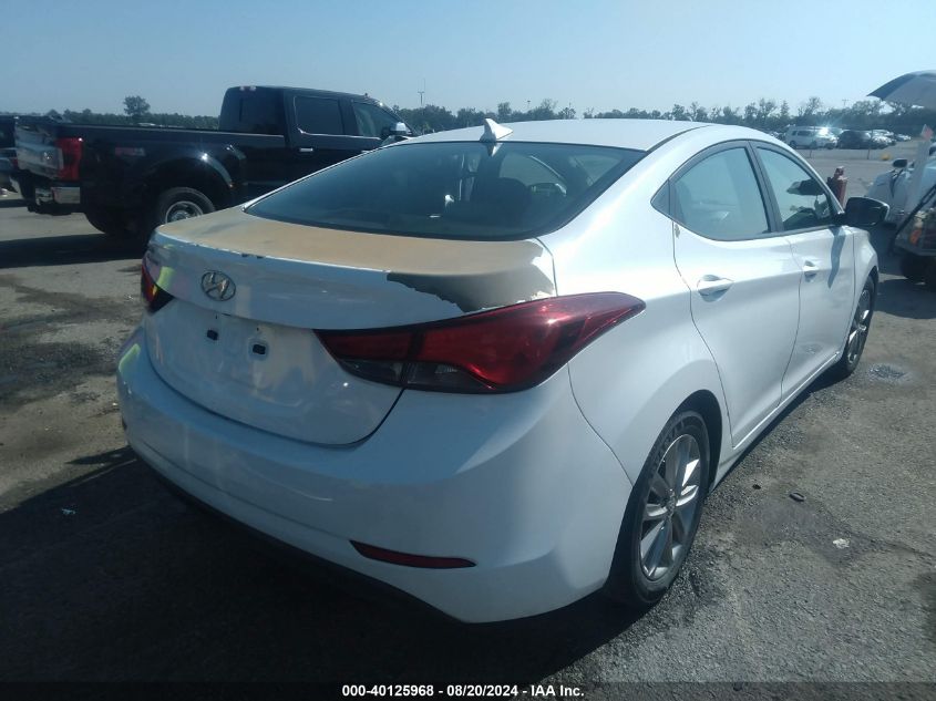 2015 Hyundai Elantra Se VIN: 5NPDH4AE1FH556695 Lot: 40125968