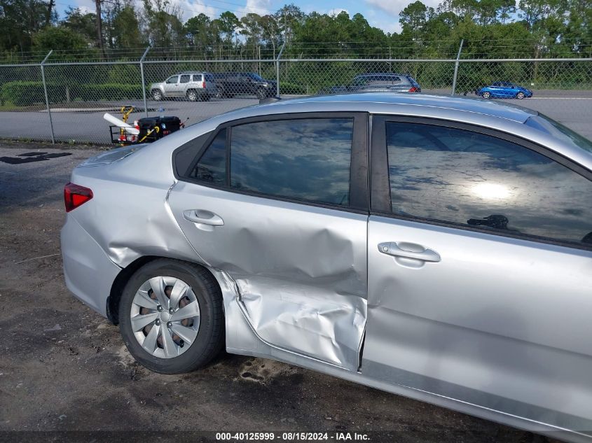 2020 Kia Rio Lx VIN: 3KPA24AD3LE316110 Lot: 40125999