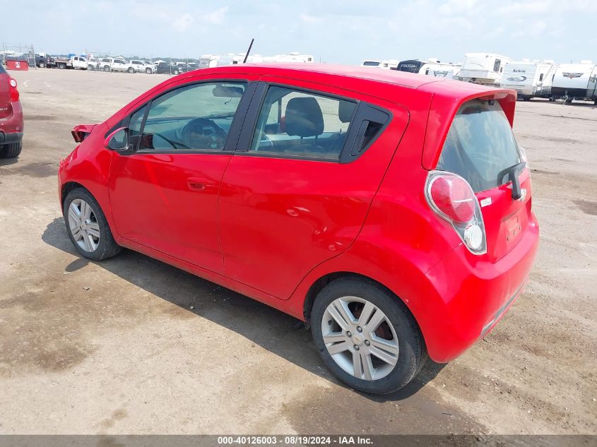 2014 Chevrolet Spark 1Lt Auto VIN: KL8CD6S98EC477239 Lot: 40126003