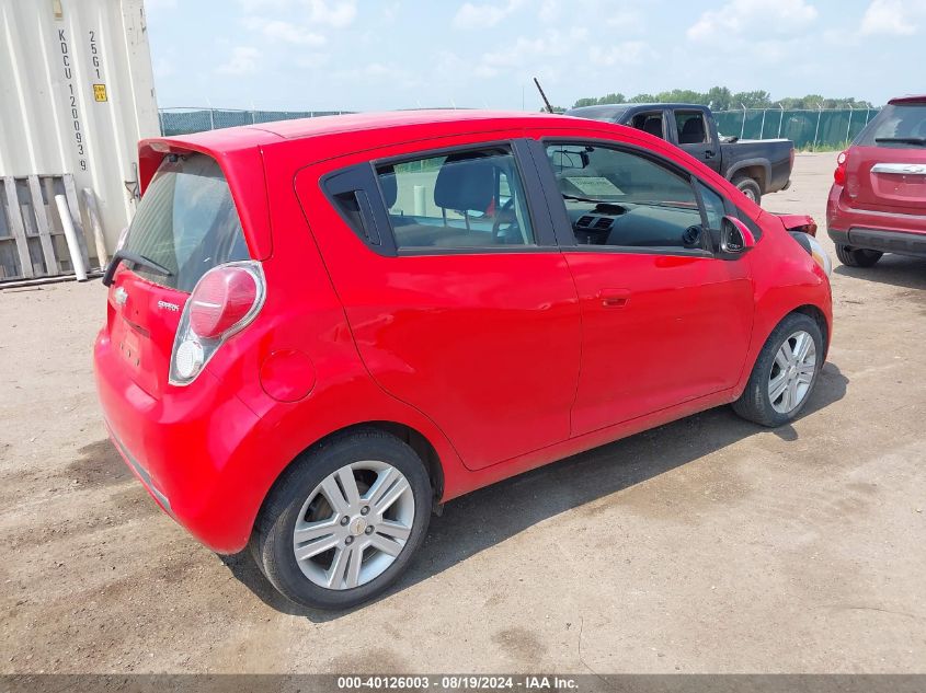 2014 Chevrolet Spark 1Lt Auto VIN: KL8CD6S98EC477239 Lot: 40126003