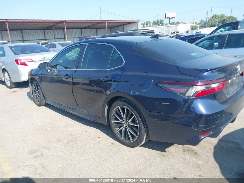 2021 Toyota Camry Se/Se Night Shade VIN: 4T1G11AK3MU529020 Lot: 40126018