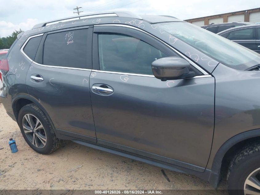 2019 Nissan Rogue Sv VIN: 5N1AT2MV7KC820733 Lot: 40126026