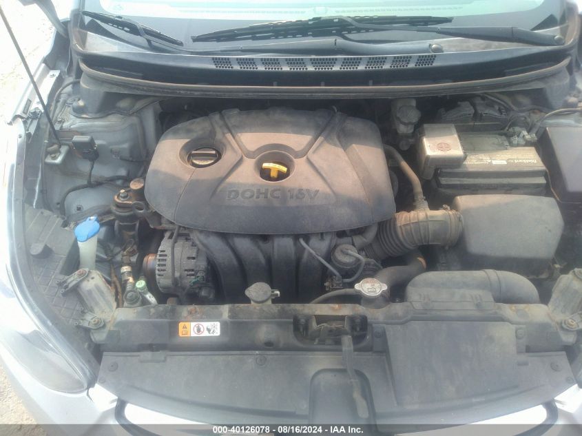 2013 Hyundai Elantra Gls VIN: 5NPDH4AE9DH415290 Lot: 40126078