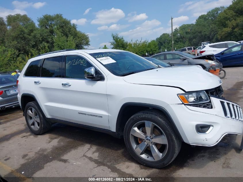 2016 Jeep Grand Cherokee Limited VIN: 1C4RJFBG4GC492350 Lot: 40126082