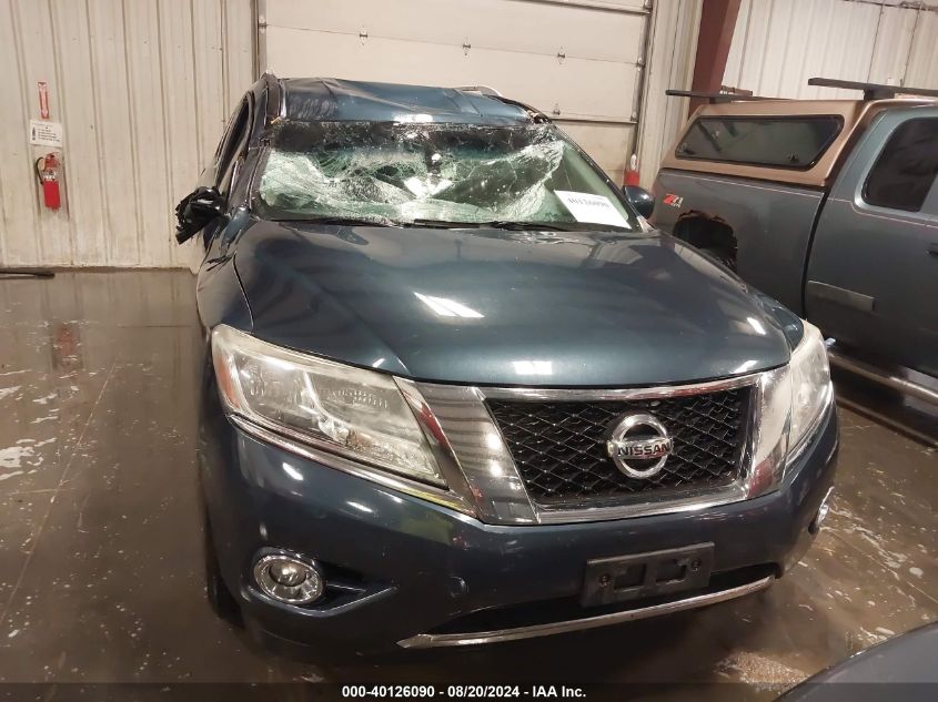 2014 Nissan Pathfinder Sl VIN: 5N1AR2MM1EC654610 Lot: 40126090