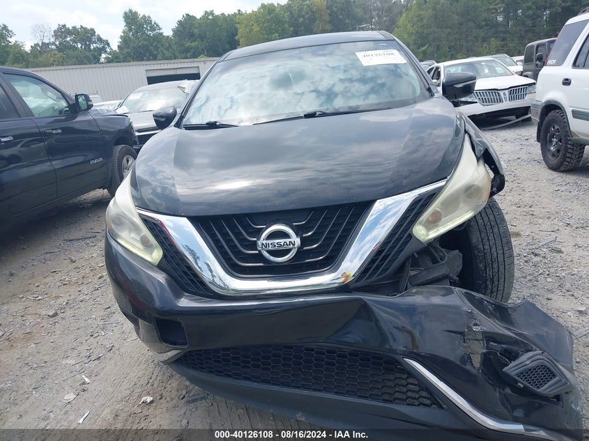 2015 Nissan Murano S VIN: 5N1AZ2MG6FN235880 Lot: 40126108