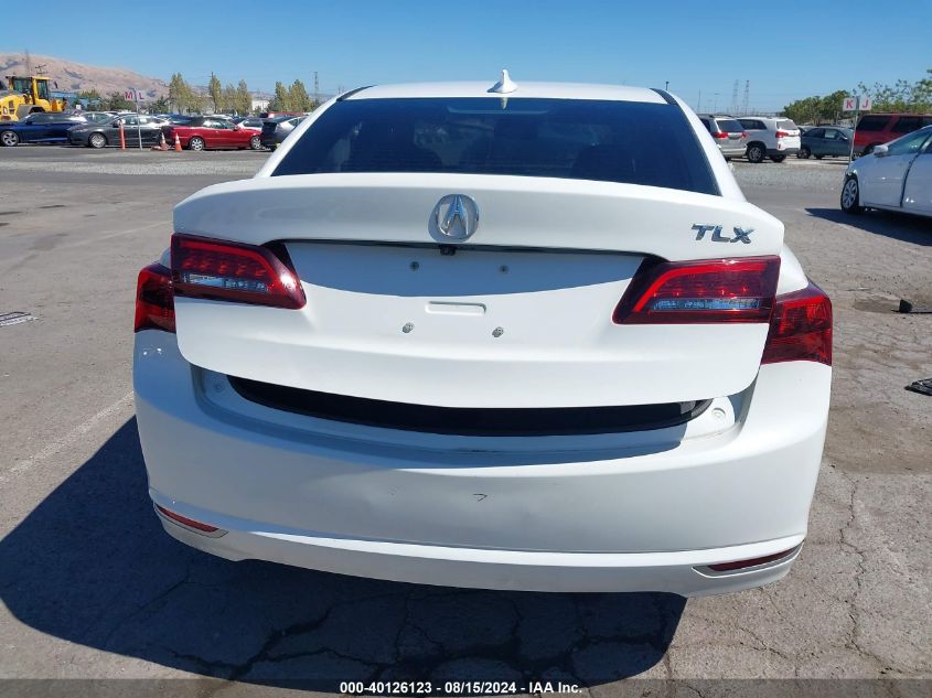 2015 Acura Tlx VIN: 19UUB1F37FA009415 Lot: 40126123