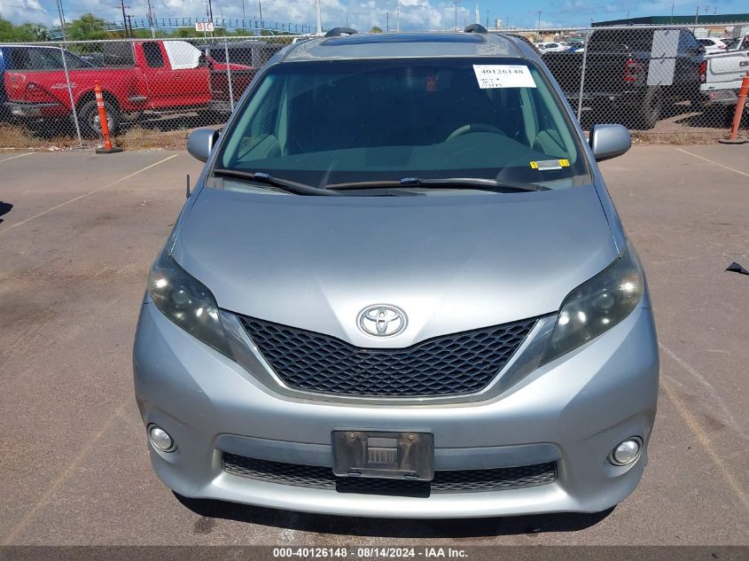 2011 Toyota Sienna Se VIN: 5TDXK3DC2BS090010 Lot: 40126148