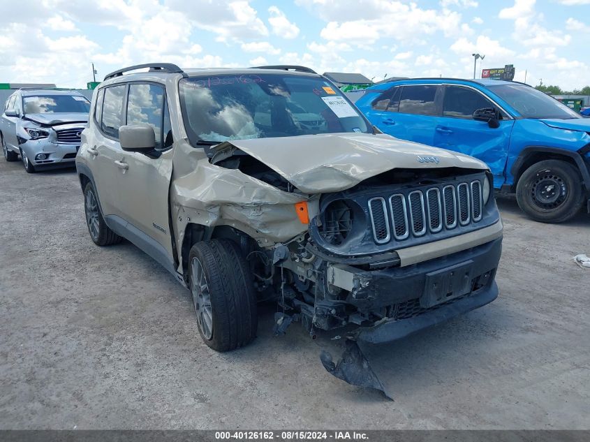 2016 Jeep Renegade Latitude VIN: ZACCJABT5GPE27749 Lot: 40126162