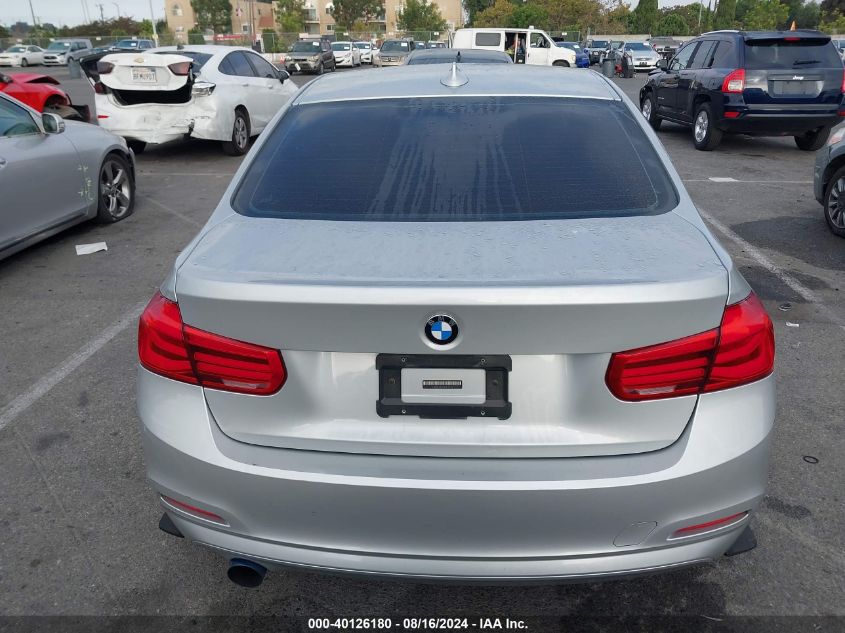 2016 BMW 320I VIN: WBA8E1G55GNT99316 Lot: 40126180