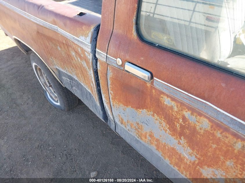 1986 Ford Ranger VIN: 1FTCR11T4GUB71497 Lot: 40126188