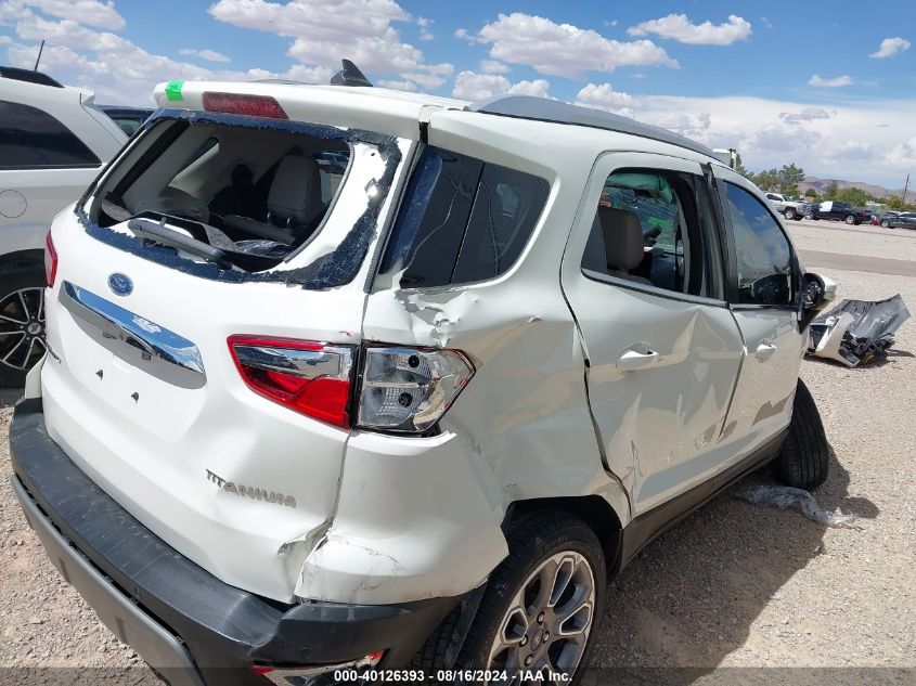 2020 Ford Ecosport Titanium VIN: MAJ3S2KE8LC339447 Lot: 40126393