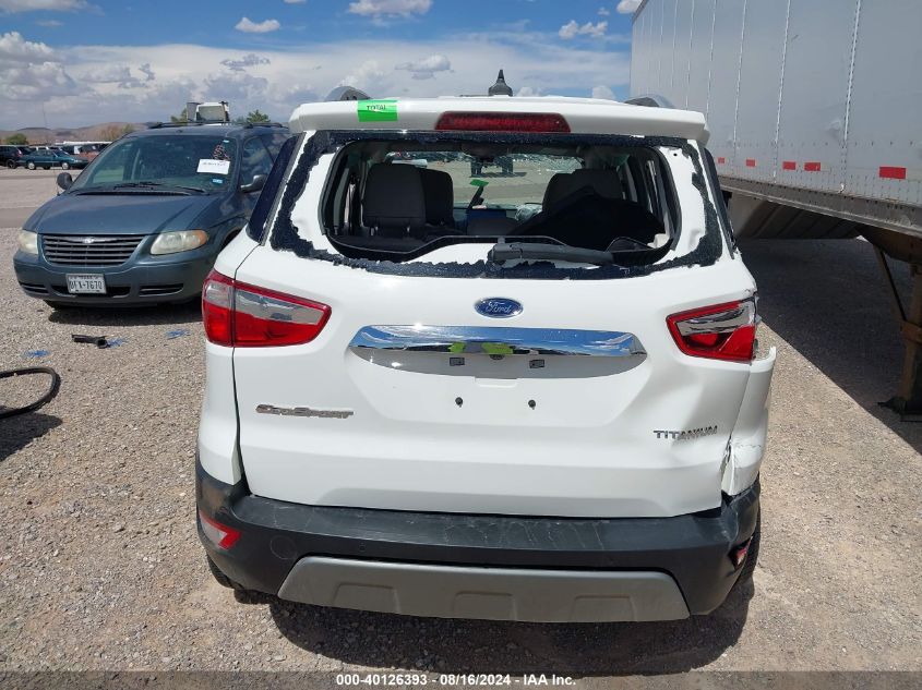 2020 Ford Ecosport Titanium VIN: MAJ3S2KE8LC339447 Lot: 40126393