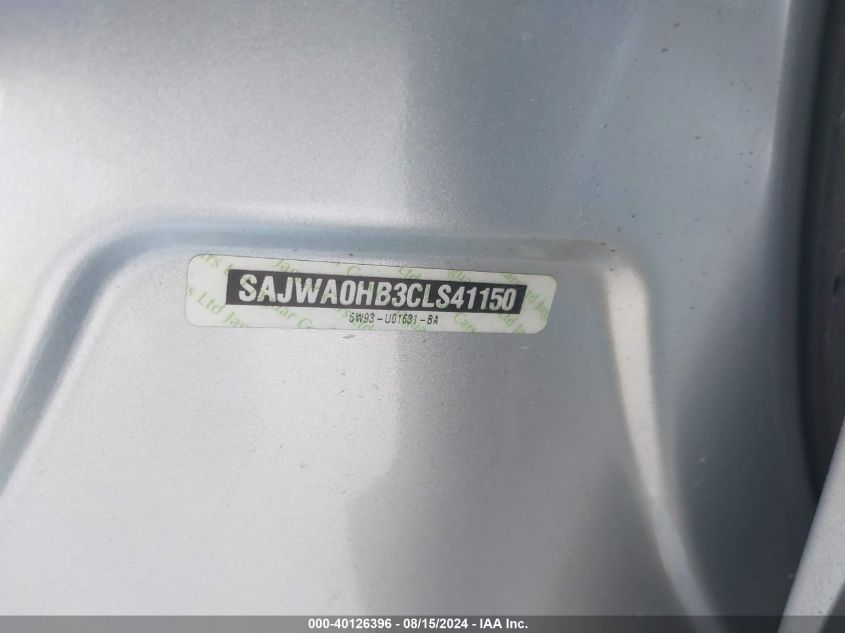 2012 Jaguar Xf Portfolio VIN: SAJWA0HB3CLS41150 Lot: 40126396