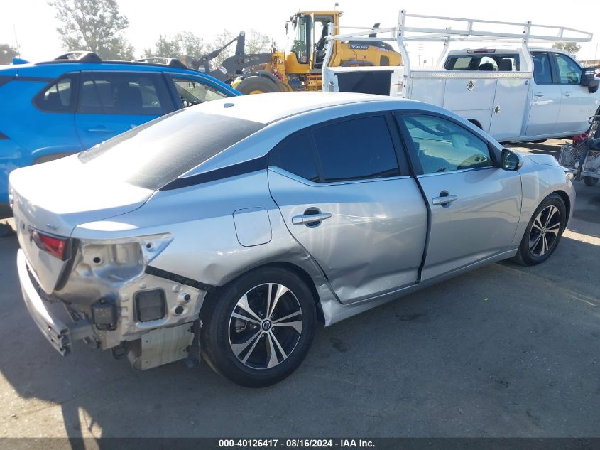 2022 NISSAN SENTRA SV XTRONIC CVT - 3N1AB8CV5NY273455