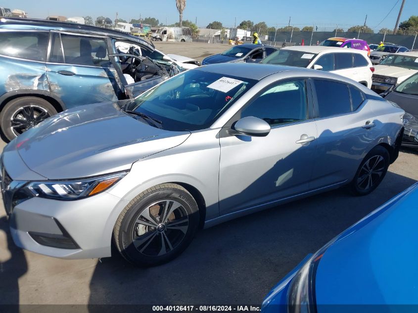 2022 NISSAN SENTRA SV XTRONIC CVT - 3N1AB8CV5NY273455