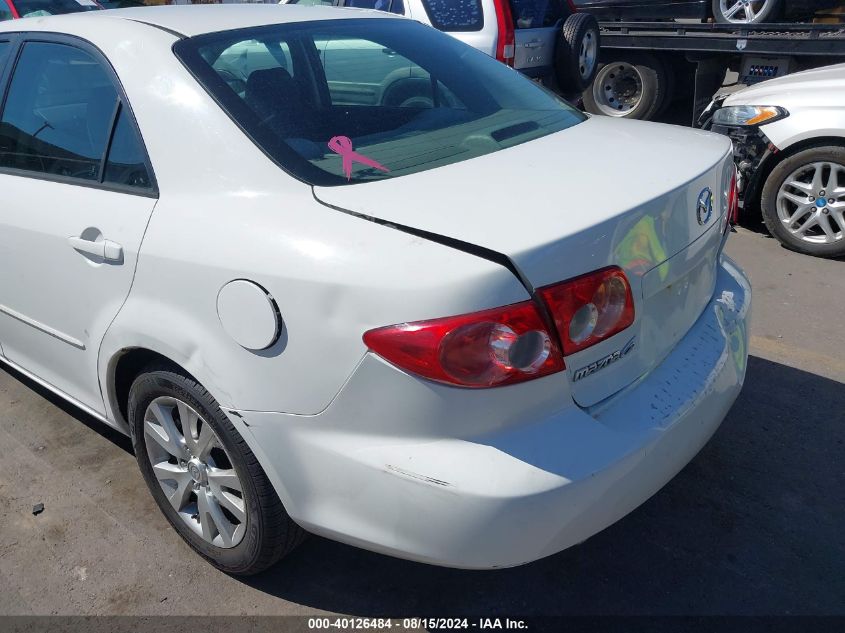 2003 Mazda Mazda6 I VIN: 1YVFP80C835M41116 Lot: 40126484