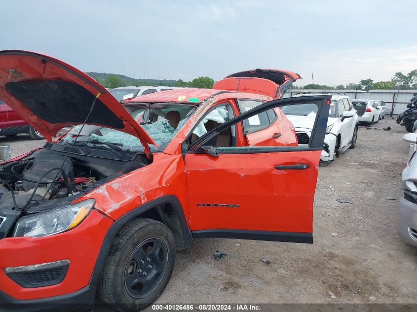 2018 Jeep Compass Sport VIN: 3C4NJDAB3JT103895 Lot: 40126486