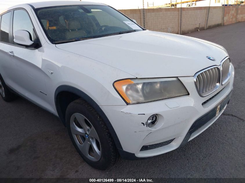 2011 BMW X3 xDrive28I VIN: 5UXWX5C51BL713760 Lot: 40126499