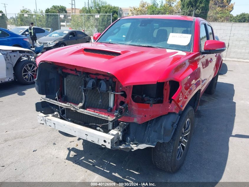 2022 Toyota Tacoma Trd Sport VIN: 3TMDZ5BNXNM123998 Lot: 40126509